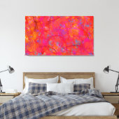 DRIEDELIG KUNSTWERK - VREUGDE - SINAASAPPELS - CAN CANVAS AFDRUK (Insitu (Slaapkamer))