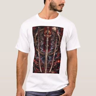 driedelig lemmet t-shirt