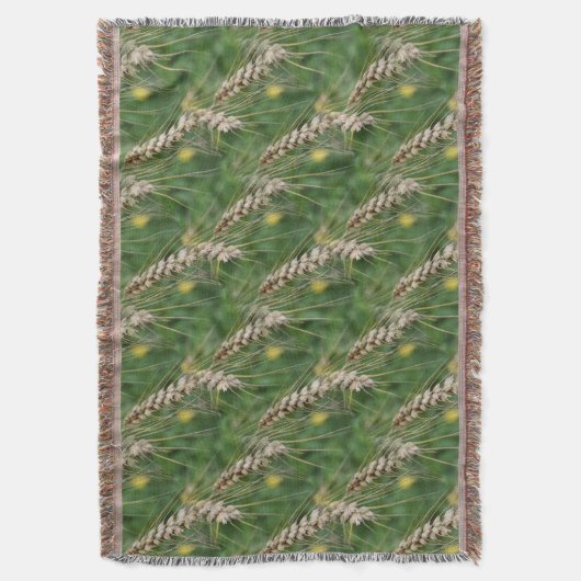 Driedemaands Summer Grass Natuur Art Pattern Deken (Voorkant Verticaal)