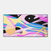 Driedimensionaal Geometrisch Abstract Schilderen Bureaumat (Voorkant)
