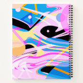 Driedimensionaal Geometrisch Abstract Schilderen Notitieboek (Achterkant)