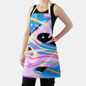 Driedimensionaal Geometrisch Abstract Schilderen Schort (Insitu)