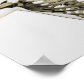 Driedimensionaal Uitzicht van de ribkooi van het V Poster (Hoek)