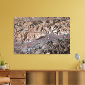 driedimensionaal uitzicht van het landschap canvas afdruk (Insitu (Woonkamer))