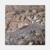 driedimensionaal uitzicht van het landschap magneet (Voorkant)