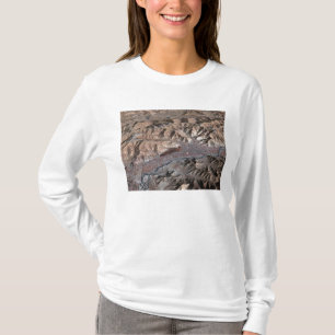 driedimensionaal uitzicht van het landschap t-shirt