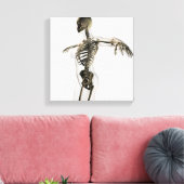 Driedimensionaal Uitzicht van het Vrouw skeletsyst Canvas Afdruk (Insitu (Woonkamer))