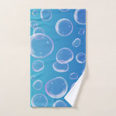 Driedimensionale kleurrijke bubbels bad handdoek (Handdoek)