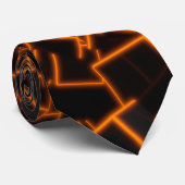 Driedimensionale kubussen stropdas (Opgerold)