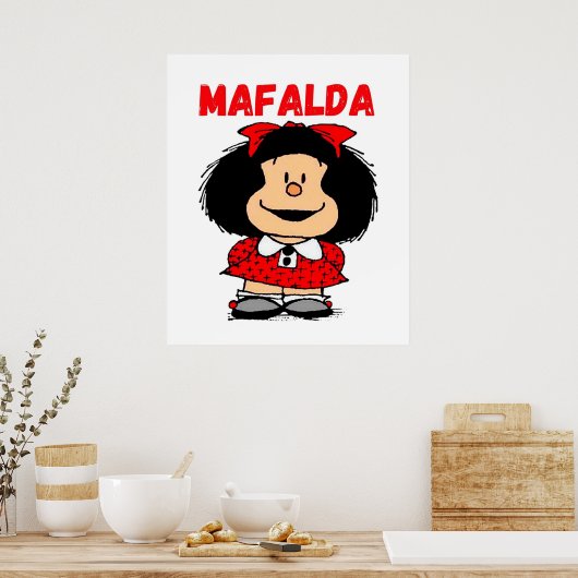 driedubbele mafalda poster (Keuken)