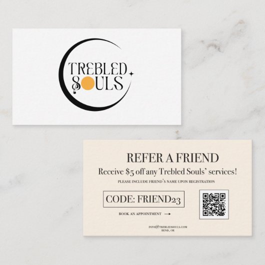 driedubbele ziel Standaard, 3,5 inch x 2,0 inch Vi Visitekaartje (Voorkant / Achterkant)