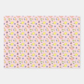 drieën patroon van cavia's inpakpapier vel (Voorkant 2)