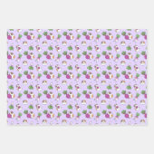 drieën patroon van cavia's inpakpapier vel (Voorkant 3)