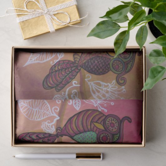 drieën tissuepapier (Geschenk)