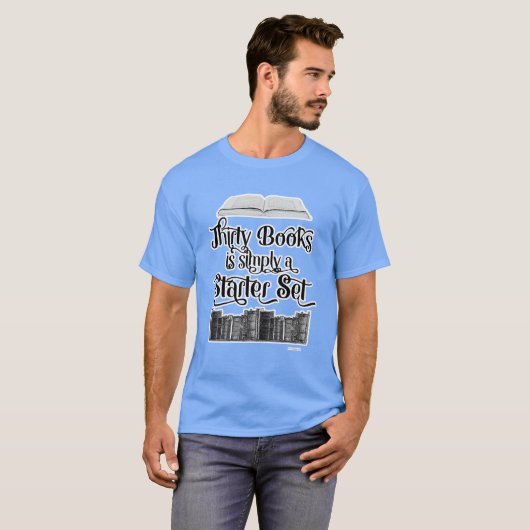 Drieëndertig boekengereedschap t-shirt (Voorkant volledig)