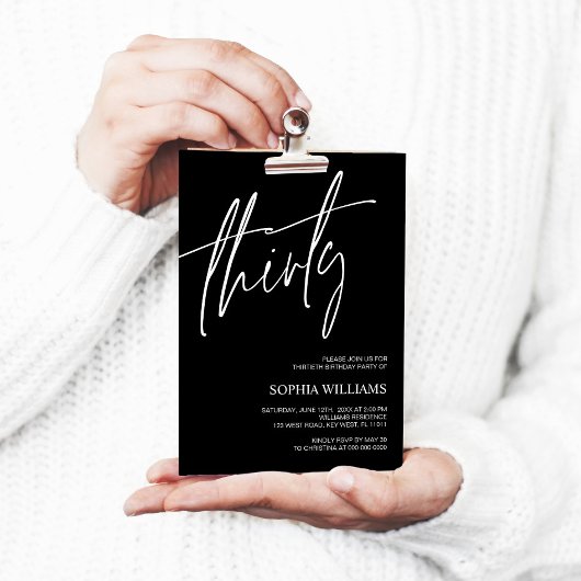 Drieëndertig jaar uitnodiging voor zwarte en witte