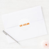 Drieëndertig Ronde Sticker (Envelop)