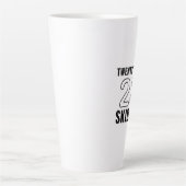 Drieëntwintig skidoo latte mok (Voorkant)