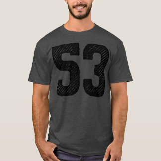 drieënvijftig 53 1 t-shirt