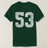 Drieënvijftig T-shirt (Design voorkant)