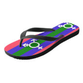 Driegeslachtse trots teenslippers (Schuin)