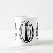 Driehandgetekende Fancy afbeelding van paaseieren Koffiemok (Center)