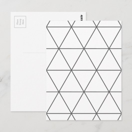 Driehoek 01 briefkaart (Voorkant / Achterkant)