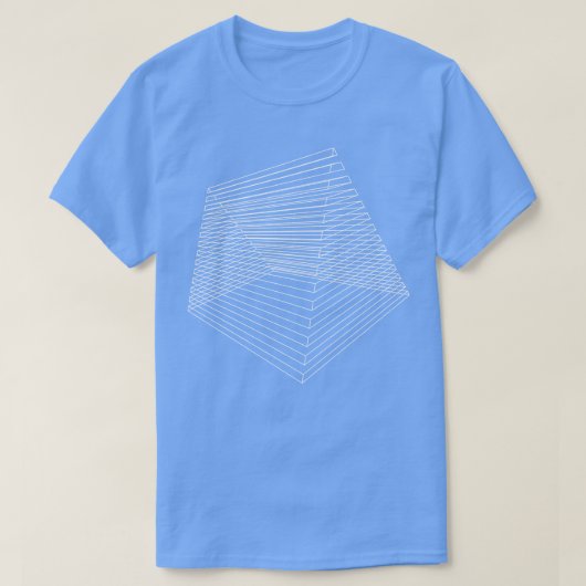 driehoek 3D-samenstelling T-shirt (Design voorkant)