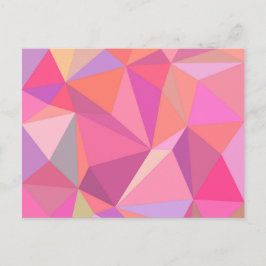 Driehoek abstract briefkaart