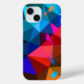 Driehoek Abstract en Daisy Case-Mate iPhone Case (Achterkant)