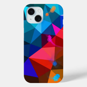 Driehoek Abstract en Daisy iPhone 15 Case
