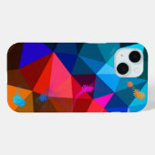 Driehoek Abstract en Daisy Case-Mate iPhone Case (Achterkant (horizontaal))