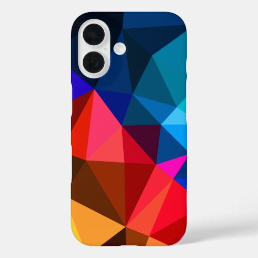 driehoek abstract en madeliefje Case-Mate iPhone case (Achterkant)