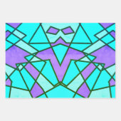 Driehoek Abstract Inpakpapier Vel (Voorkant)