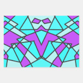 Driehoek Abstract Inpakpapier Vel (Voorkant 3)