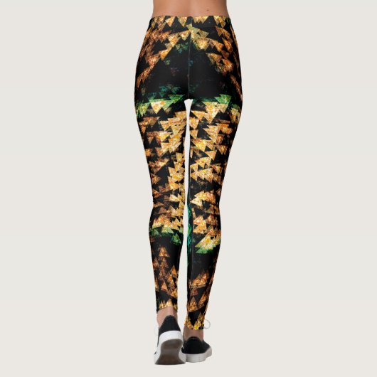 Driehoek abstract leggings (Achterkant)