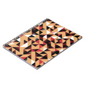 Driehoek Abstract, Retro Elegant Beauty. Notitieboek (Linkerzijde)