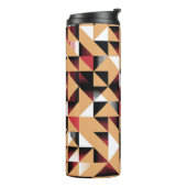 Driehoek Abstract, Retro Elegant Beauty. Thermosbeker (Gedraaid links)