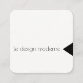 Driehoek Accent Vierkante Visitekaartje (Voorkant)