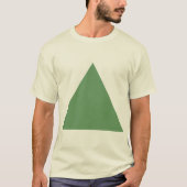 Driehoek - Army Green T-shirt (Voorkant)