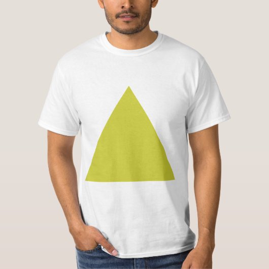 Driehoek - Banaangeel T-shirt (Voorkant)