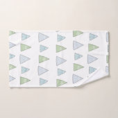 Driehoek Bomen Badhanddoek Set Bad Handdoek (Handdoek)