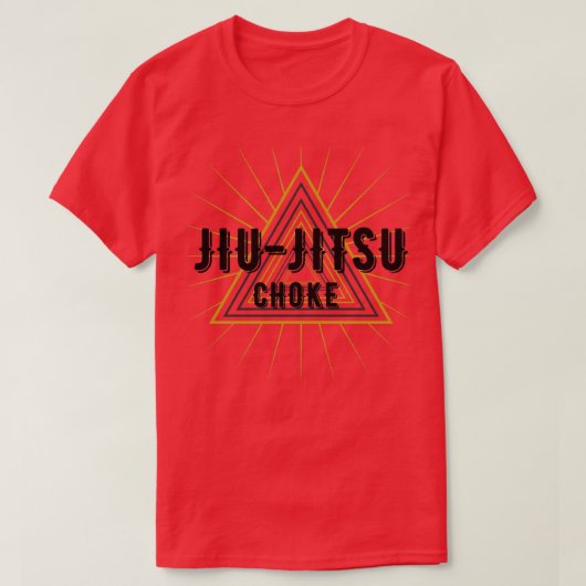 Driehoek choke JiuJitsu 1 T-shirt (Design voorkant)