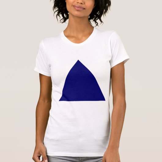 Driehoek - Deep Navy Blue T-shirt (Voorkant)