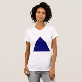 Driehoek - Deep Navy Blue T-shirt (Voorkant volledig)