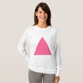 Driehoek - Deep Pink T-shirt (Voorkant volledig)