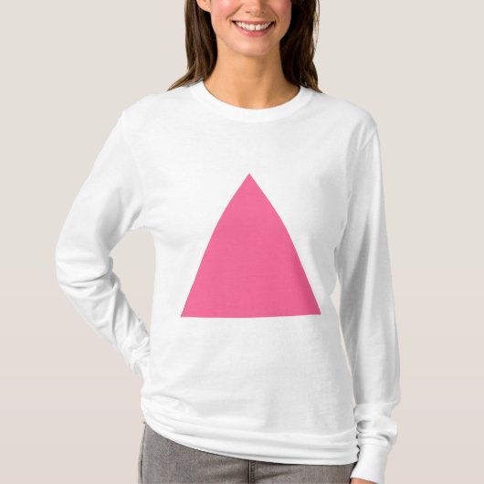 Driehoek - Deep Pink T-shirt (Voorkant)