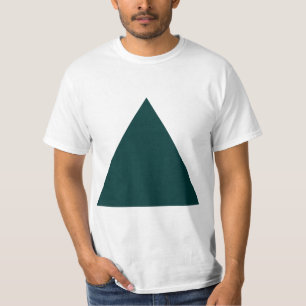 Driehoek - Donkergroen T-shirt