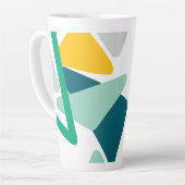 Driehoek doodle 45 latte mok (Linkerhoek)