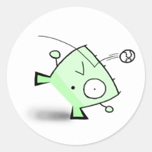 Driehoek Dude Young Hit in het hoofd